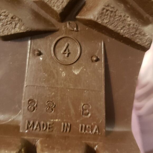 Vintage Brown Gumboots Rain Wellies - Picture 11 of 12